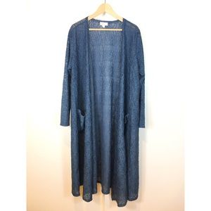 LuLaRoe Floral Lace Cardigan/Duster